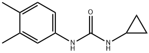 1-cyclopropyl-3-(3,4-dimethylphenyl)urea 结构式