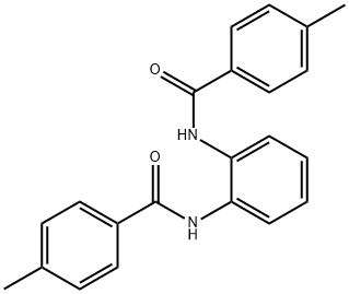 4-methyl-N-[2-[(4-methylbenzoyl)amino]phenyl]benzamide 结构式