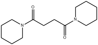 1,4-二(哌啶-1-基)丁烷-1,4-二酮 结构式