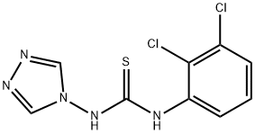 1-(2,3-dichlorophenyl)-3-(1,2,4-triazol-4-yl)thiourea 结构式