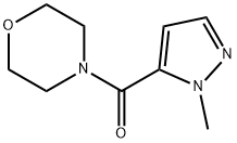 (2-methylpyrazol-3-yl)-morpholin-4-ylmethanone 结构式