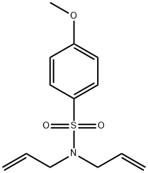 4-methoxy-N,N-bis(prop-2-enyl)benzenesulfonamide 结构式