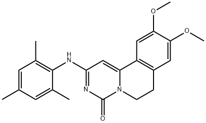 9,10-dimethoxy-2-(2,4,6-trimethylanilino)-6,7-dihydropyrimido[6,1-a]isoquinolin-4-one