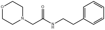 2-morpholin-4-yl-N-(2-phenylethyl)acetamide 结构式