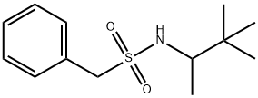 N-(3,3-dimethylbutan-2-yl)-1-phenylmethanesulfonamide 结构式