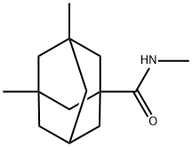 N,3,5-trimethyladamantane-1-carboxamide 结构式