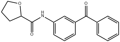 N-(3-benzoylphenyl)oxolane-2-carboxamide 结构式