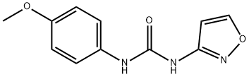 1-(4-methoxyphenyl)-3-(1,2-oxazol-3-yl)urea 结构式