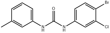 1-(4-bromo-3-chlorophenyl)-3-(3-methylphenyl)urea 结构式