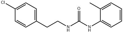 1-[2-(4-chlorophenyl)ethyl]-3-(2-methylphenyl)urea 结构式