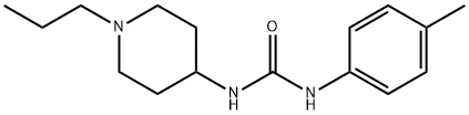 1-(4-methylphenyl)-3-(1-propylpiperidin-4-yl)urea 结构式