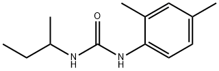 1-butan-2-yl-3-(2,4-dimethylphenyl)urea 结构式