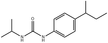 1-(4-butan-2-ylphenyl)-3-propan-2-ylurea 结构式