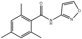 2,4,6-trimethyl-N-(1,2-oxazol-3-yl)benzamide 结构式