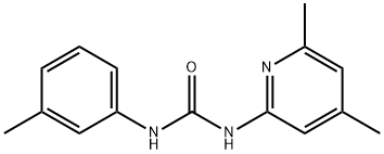 1-(4,6-dimethylpyridin-2-yl)-3-(3-methylphenyl)urea 结构式