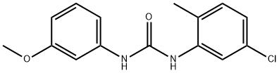 1-(5-chloro-2-methylphenyl)-3-(3-methoxyphenyl)urea 结构式