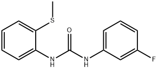 1-(3-fluorophenyl)-3-(2-methylsulfanylphenyl)urea 结构式