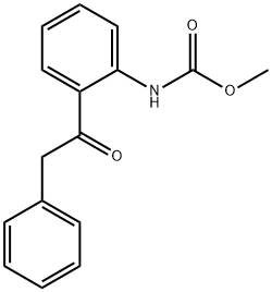 methyl N-[2-(2-phenylacetyl)phenyl]carbamate 结构式