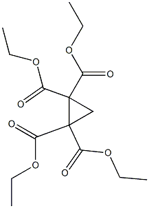 tetraethyl cyclopropane-1,1,2,2-tetracarboxylate 结构式