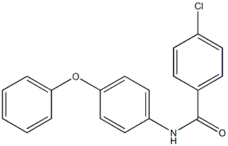 4-chloro-N-(4-phenoxyphenyl)benzamide 结构式