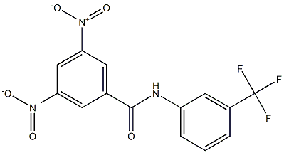 3,5-dinitro-N-[3-(trifluoromethyl)phenyl]benzamide 结构式