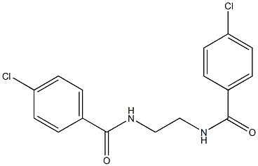 4-chloro-N-[2-[(4-chlorobenzoyl)amino]ethyl]benzamide 结构式