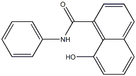 8-hydroxy-N-phenylnaphthalene-1-carboxamide 结构式
