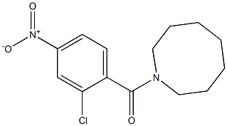 azocan-1-yl-(2-chloro-4-nitrophenyl)methanone 结构式