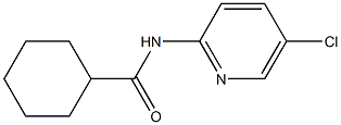 N-(5-chloropyridin-2-yl)cyclohexanecarboxamide 结构式