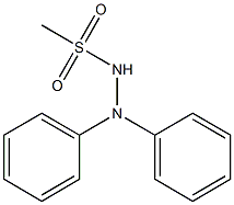 N',N'-diphenylmethanesulfonohydrazide 结构式