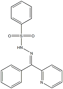 N-[(E)-[phenyl(pyridin-2-yl)methylidene]amino]benzenesulfonamide 结构式