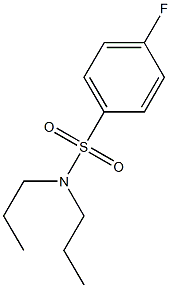 4-fluoro-N,N-dipropylbenzenesulfonamide 结构式