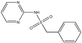 1-phenyl-N-pyrimidin-2-ylmethanesulfonamide 结构式