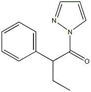 2-phenyl-1-pyrazol-1-ylbutan-1-one 结构式