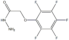 2-(2,3,4,5,6-pentafluorophenoxy)acetohydrazide 结构式