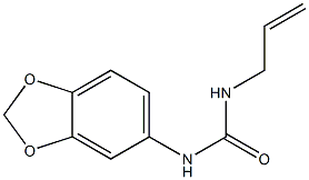 1-(1,3-benzodioxol-5-yl)-3-prop-2-enylurea 结构式