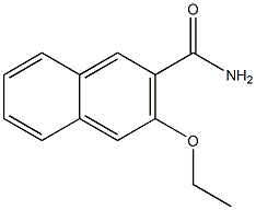 3-ethoxynaphthalene-2-carboxamide 结构式