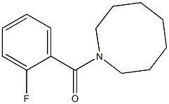azocan-1-yl-(2-fluorophenyl)methanone 结构式