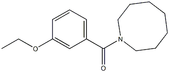 azocan-1-yl-(3-ethoxyphenyl)methanone 结构式