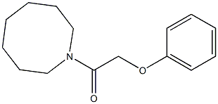 1-(azocan-1-yl)-2-phenoxyethanone 结构式