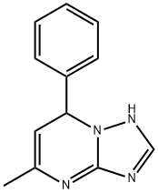 5-methyl-7-phenyl-1,7-dihydro-[1,2,4]triazolo[1,5-a]pyrimidine 结构式