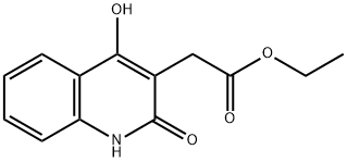 ethyl 2-(4-hydroxy-2-oxo-1H-quinolin-3-yl)acetate 结构式
