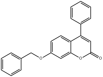 4-phenyl-7-phenylmethoxychromen-2-one 结构式