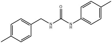 1-(4-methylphenyl)-3-[(4-methylphenyl)methyl]urea 结构式