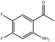 1-(2-Amino-4,5-difluoro-phenyl)-ethanone 结构式
