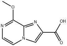 8-甲氧基咪唑并[1,2-A]吡嗪-2-甲酸 结构式