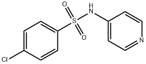 4-chloro-N-pyridin-4-ylbenzenesulfonamide 结构式