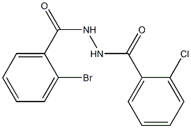 N'-(2-bromobenzoyl)-2-chlorobenzohydrazide 结构式