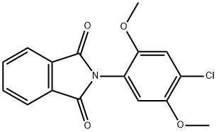 2-(4-chloro-2,5-dimethoxyphenyl)isoindole-1,3-dione 结构式
