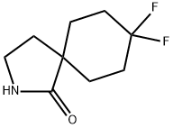 8,8-difluoro-2-aza-spiro[4.5]decan-1-one 结构式